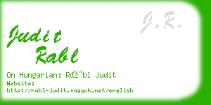 judit rabl business card